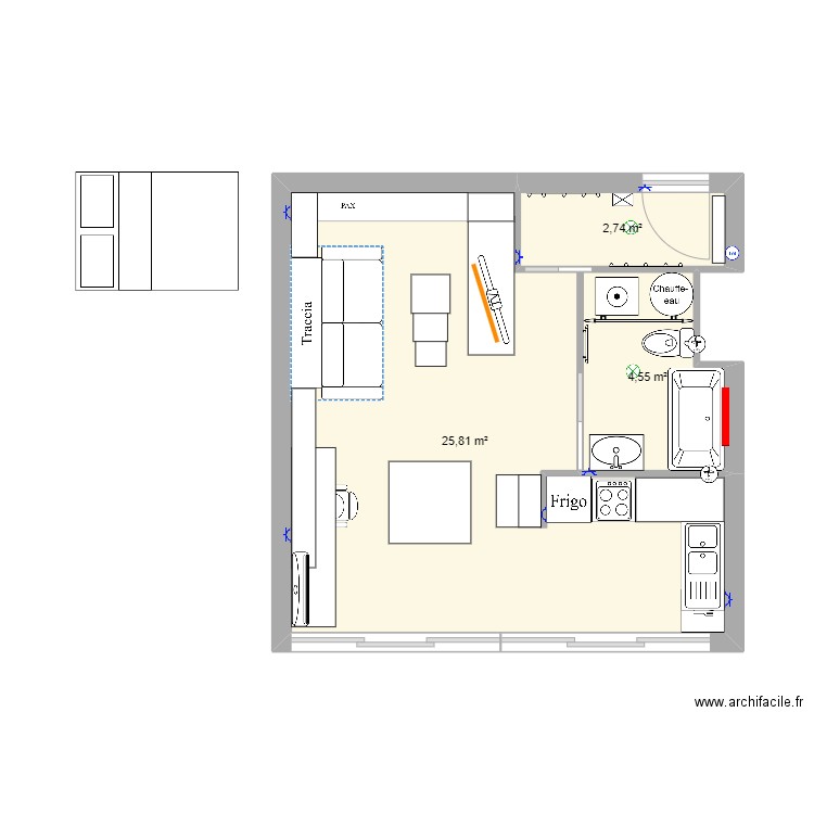 Chateaudouble PROJET BASE. Plan de 0 pièce et 0 m2