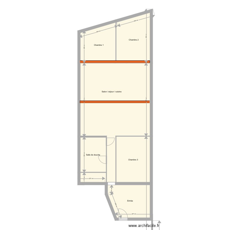 Plan appart 2 bis. Plan de 0 pièce et 0 m2