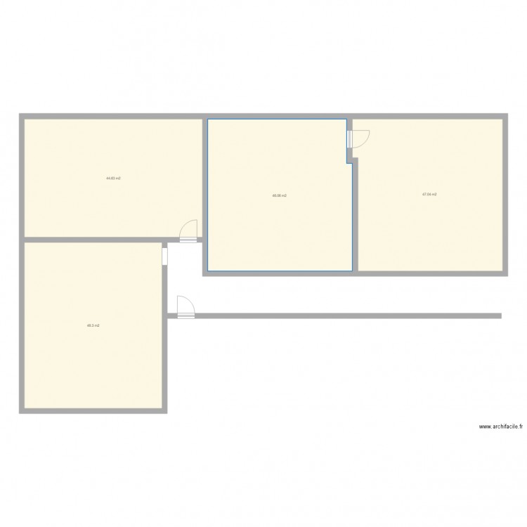 ISA2. Plan de 4 pièces et 186 m2