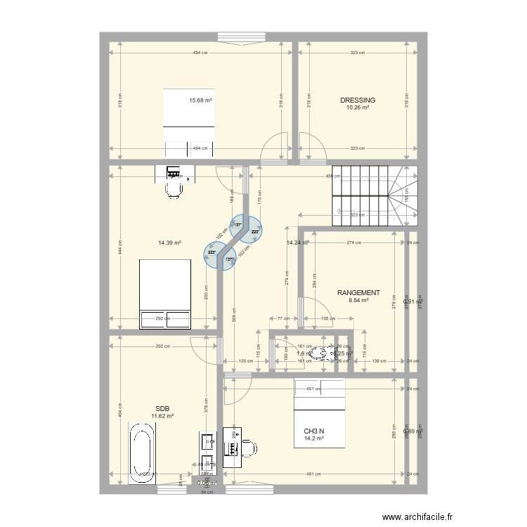 Brusvily Etage PRO5. Plan de 0 pièce et 0 m2