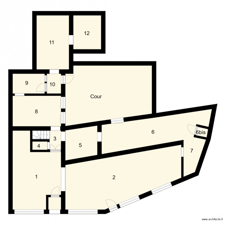 174289 PHILIPPOT. Plan de 0 pièce et 0 m2