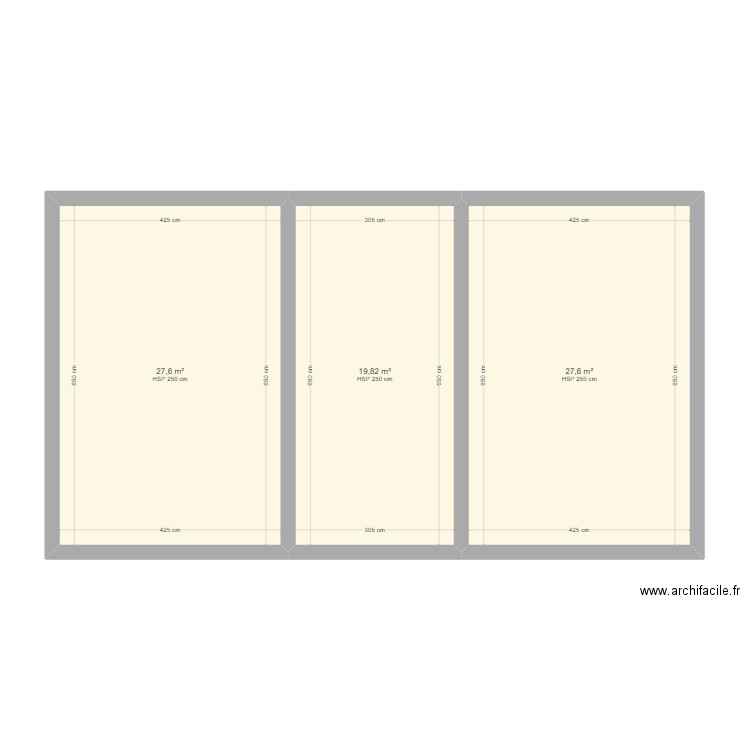 étage l'isle jourdain. Plan de 0 pièce et 0 m2