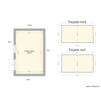 cabane_jardin_Chilly_surface et facades N&S_1/50