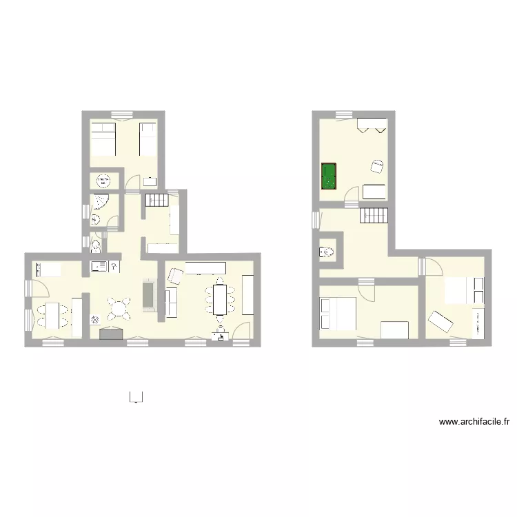 MAISON PONTHIEU. Plan de 