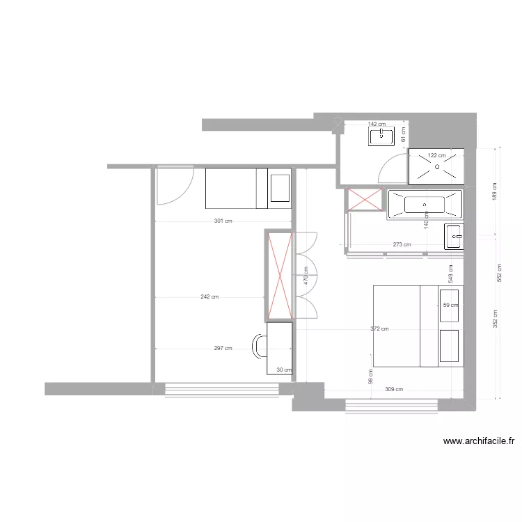 Domiter chambre projet 2. Plan de Domiter chambre projet 2. Plan de