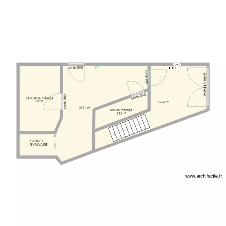 Incubateur niveau 00. Plan de 