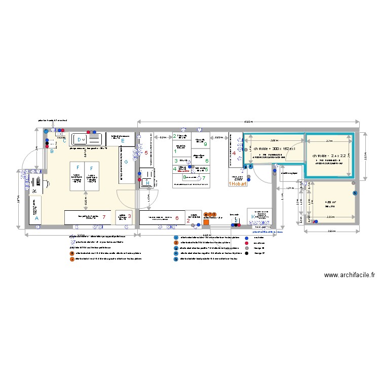 attente elec et plomberie cuisine LE JARDIN 29 octobre. Plan de 0 pièce et 0 m2