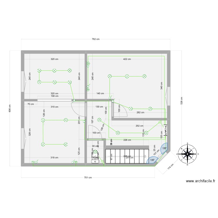 Etg_V6.OK. Plan de 5 pièces et 41 m2