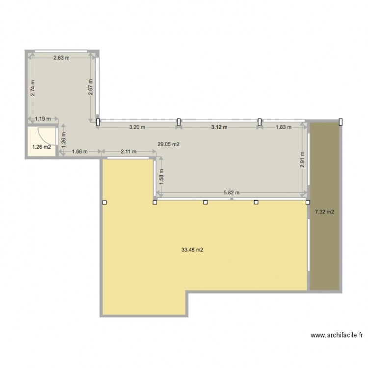 pergola 5. Plan de 0 pièce et 0 m2