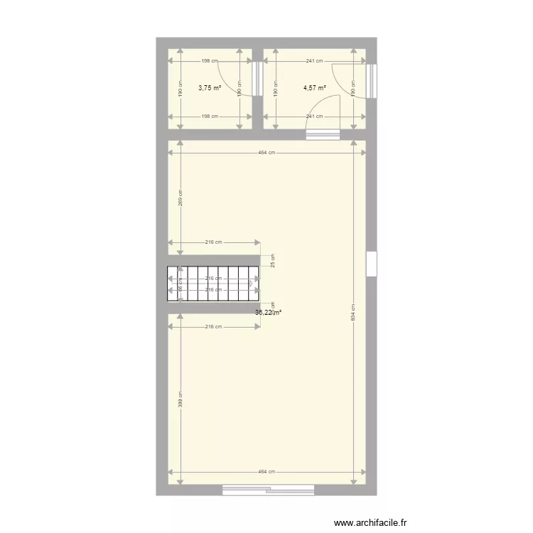 LRO Duplex droit. Plan de 