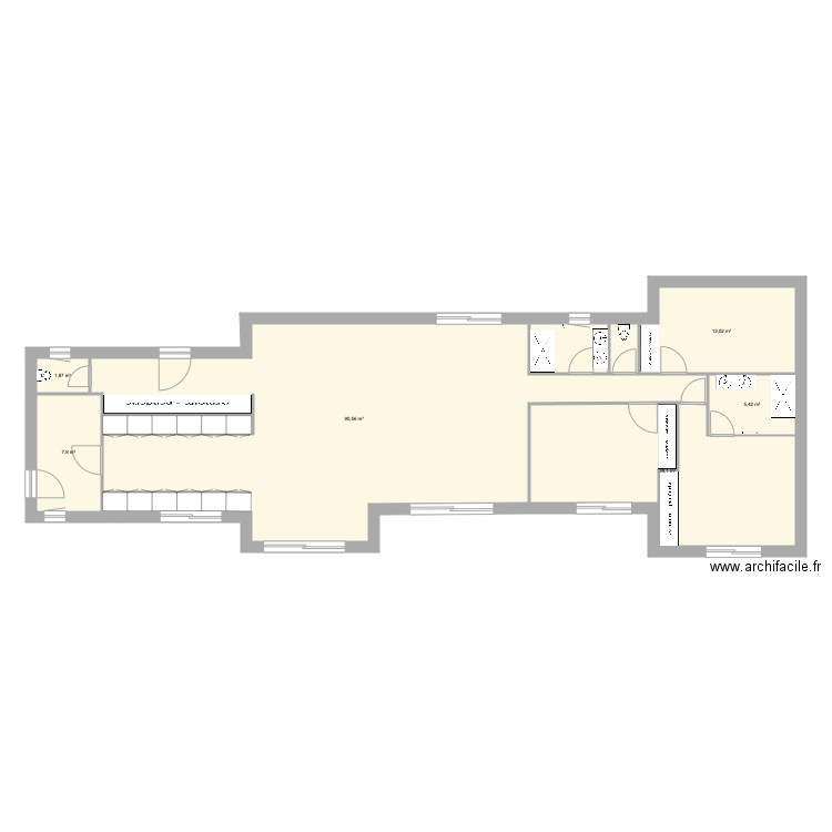 maison breuillet. Plan de 6 pièces et 149 m2