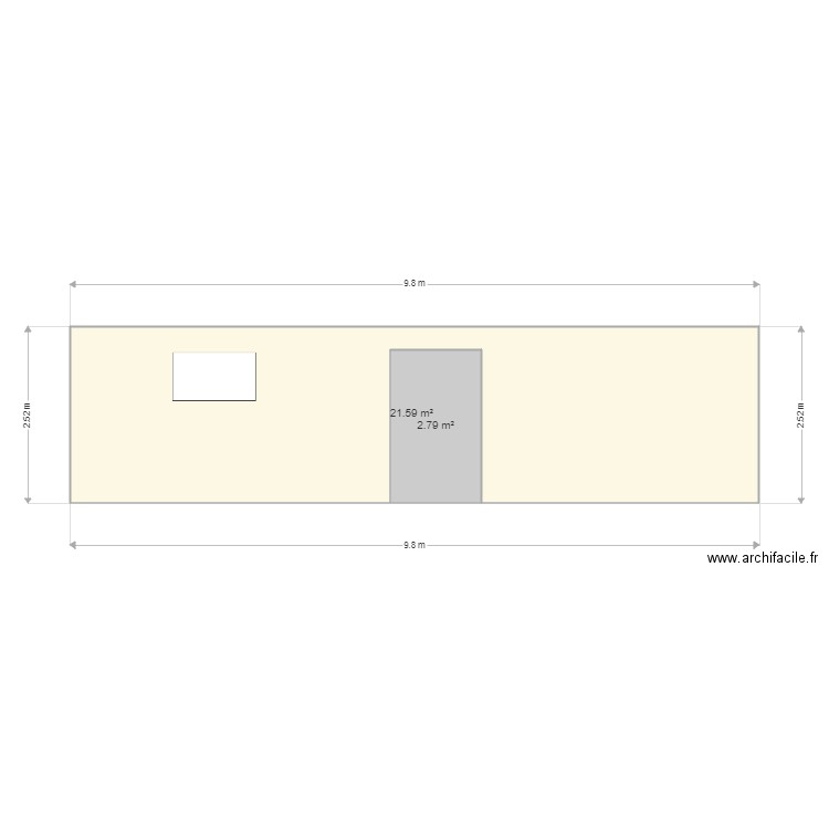 Facade Ouest. Plan de 0 pièce et 0 m2