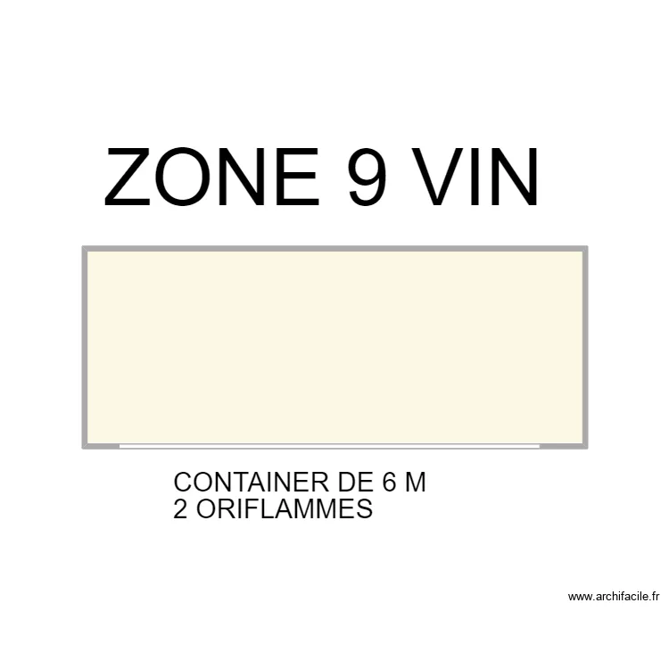ZONE 9 VIN 2022. Plan de 
