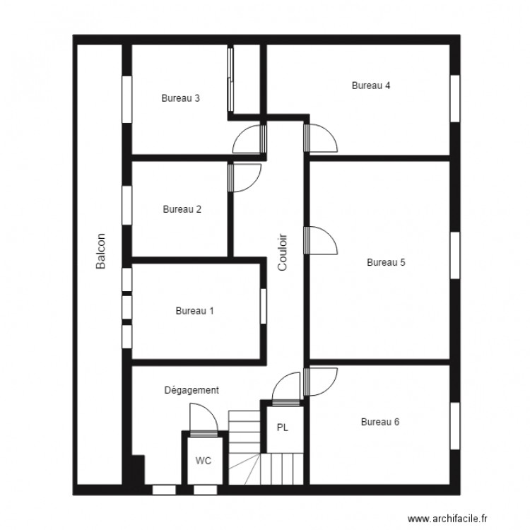 SEEB 1 ETG. Plan de 0 pièce et 0 m2