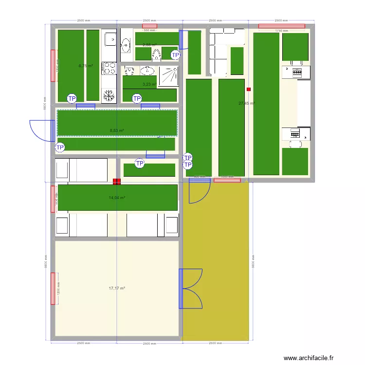 90 2 big spalnya1 ТП. Plan de 