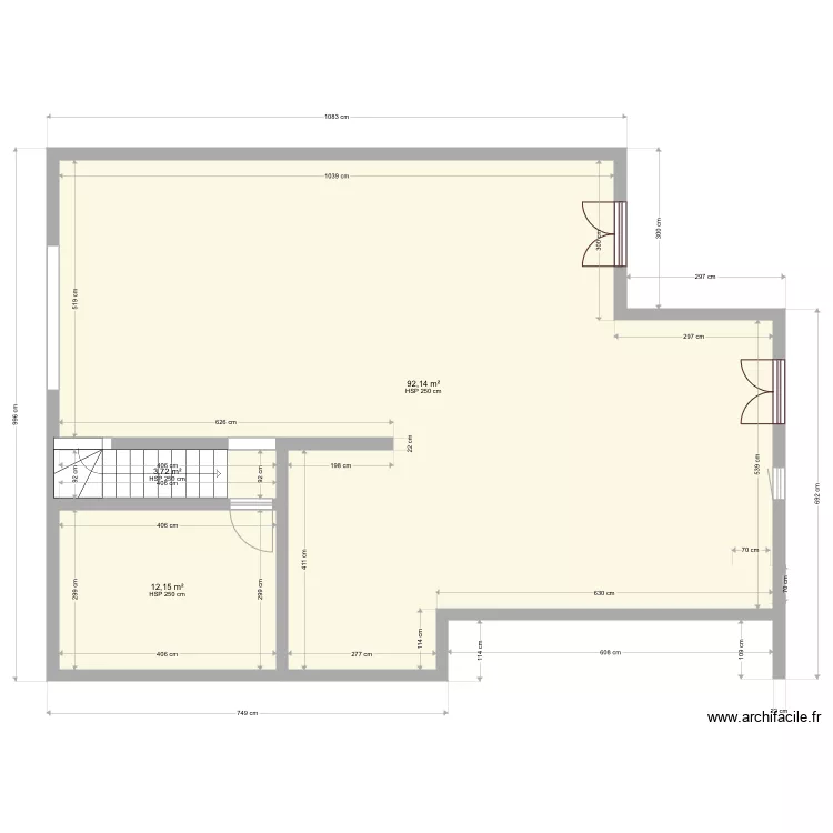 Garage. Plan de 