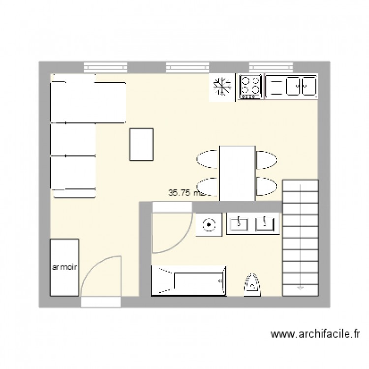 T4 duplex 1er. Plan de 0 pièce et 0 m2
