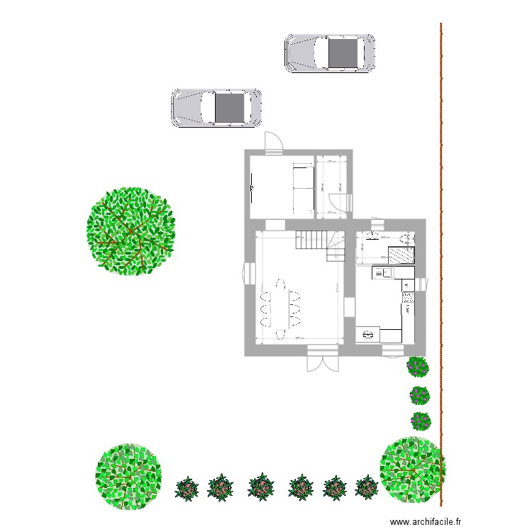 Rez de chaussée 2. Plan de 0 pièce et 0 m2