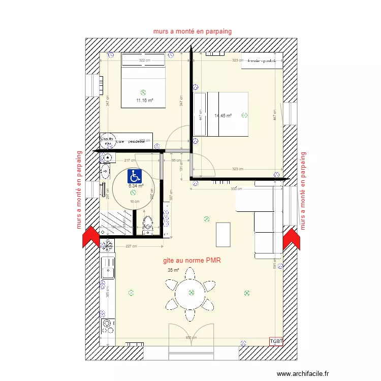 plan gite 2. Plan de 