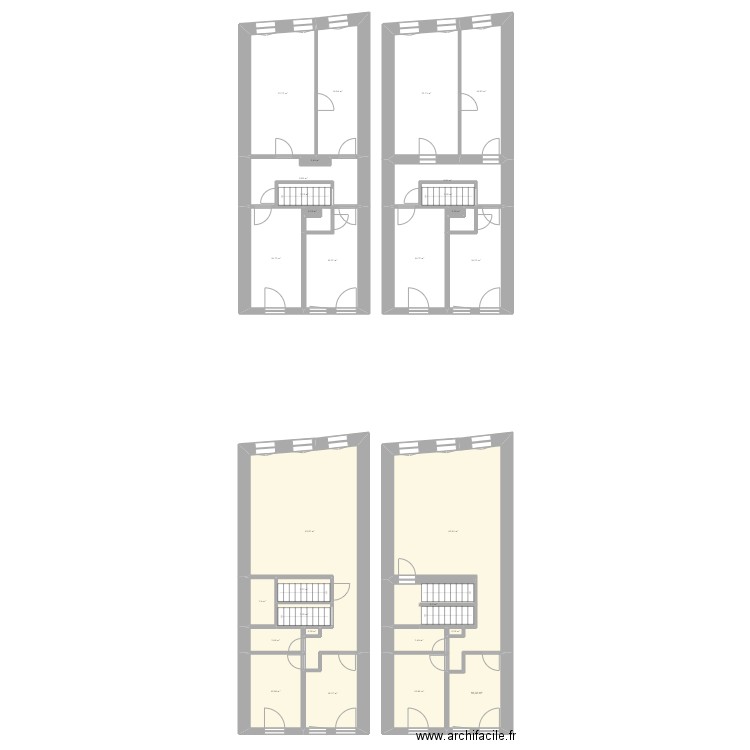 avenche sous-sol. Plan de 29 pièces et 321 m2