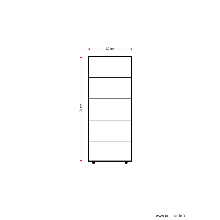 armoire 2. Plan de 0 pièce et 0 m2