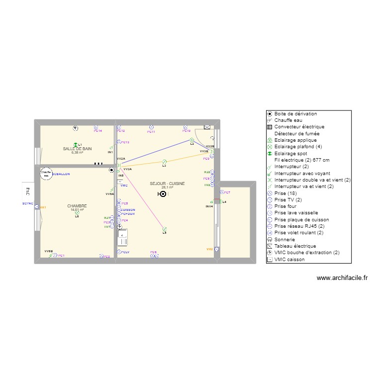 f2  tarbes. Plan de 0 pièce et 0 m2
