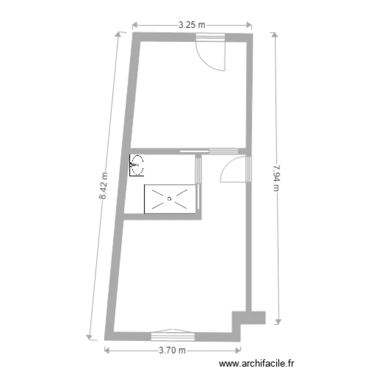 GARAGE ETAT FUTUR. Plan de 