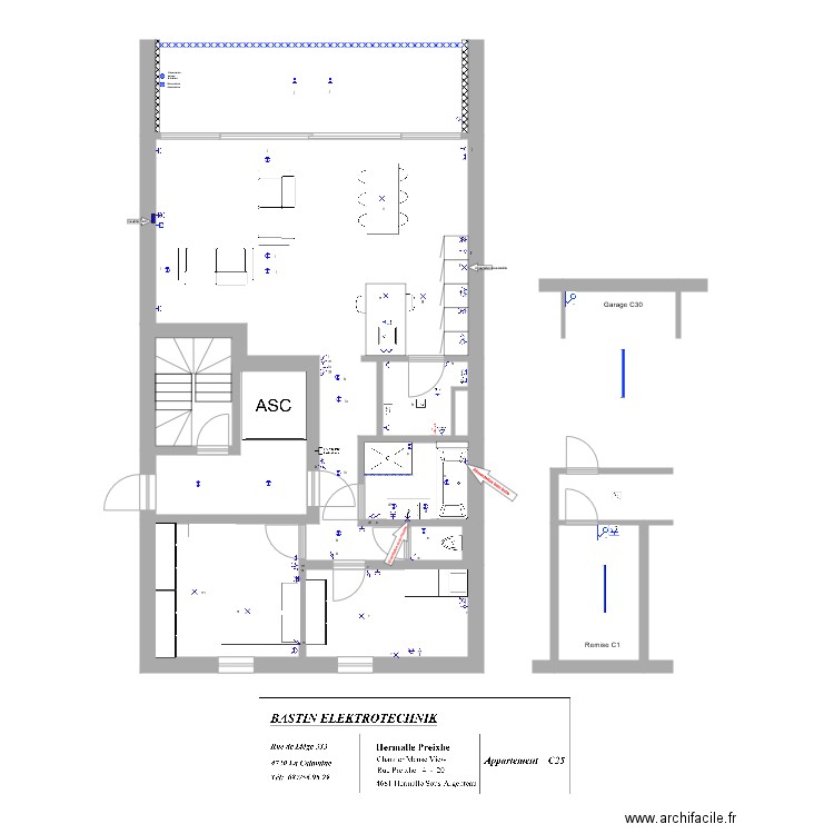 Appartement C25 . Plan de 0 pièce et 0 m2