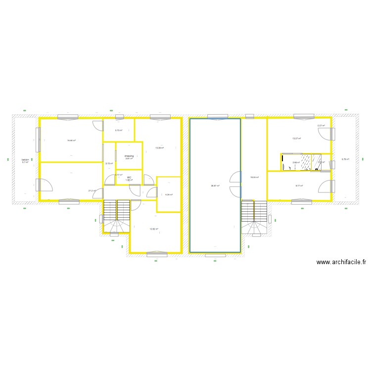 SAINT JULIEN étage . Plan de 0 pièce et 0 m2