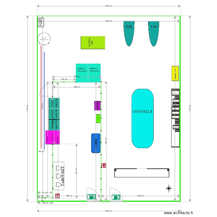 PLAN LAVERIE LE MIMOSA ANTONY. Plan de 0 pièce et 0 m2