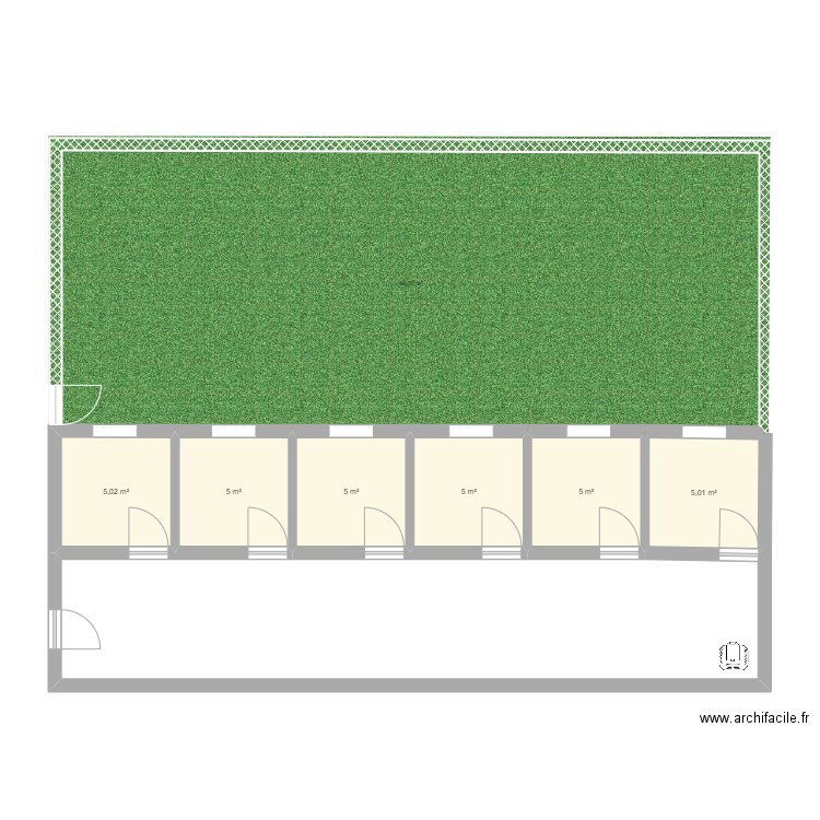 chenil. Plan de 0 pièce et 0 m2