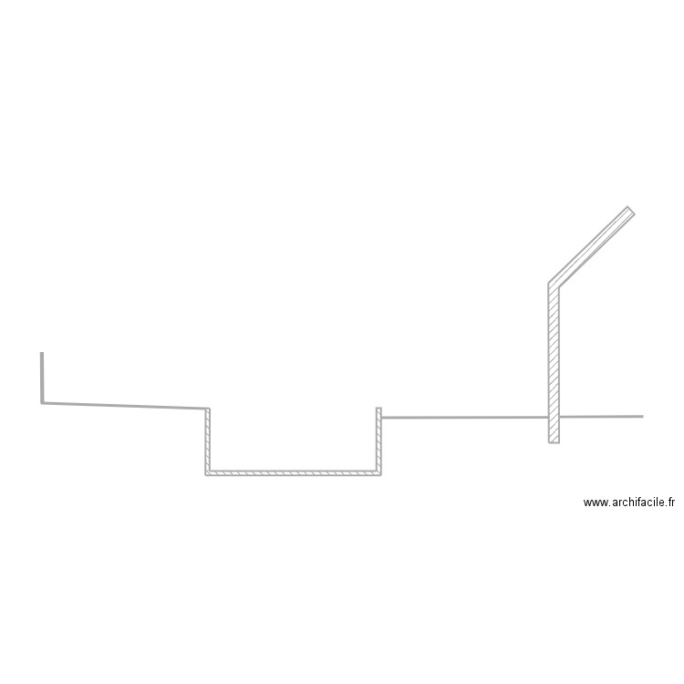 coupe piscine. Plan de 0 pièce et 0 m2