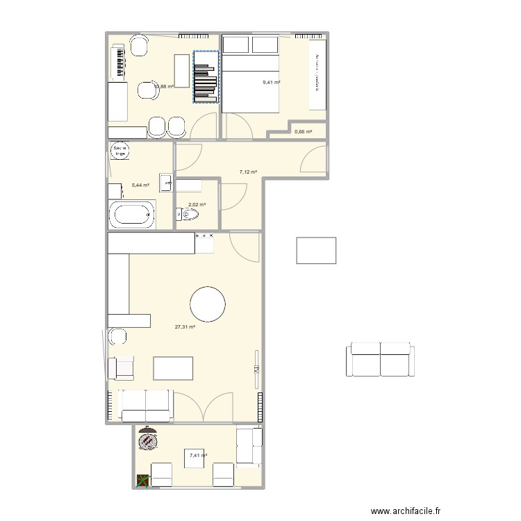 drugi. Plan de 0 pièce et 0 m2