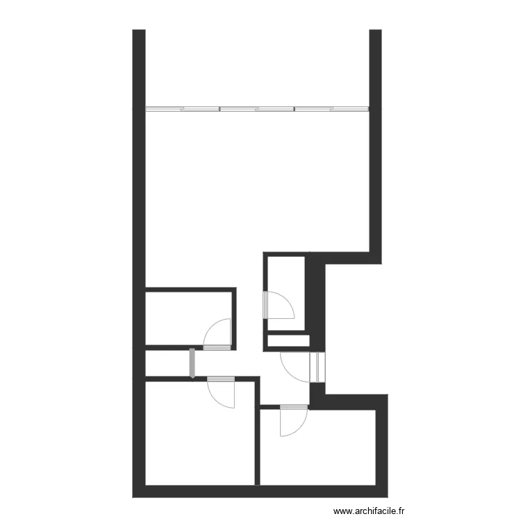 Appartement B1. Plan de 