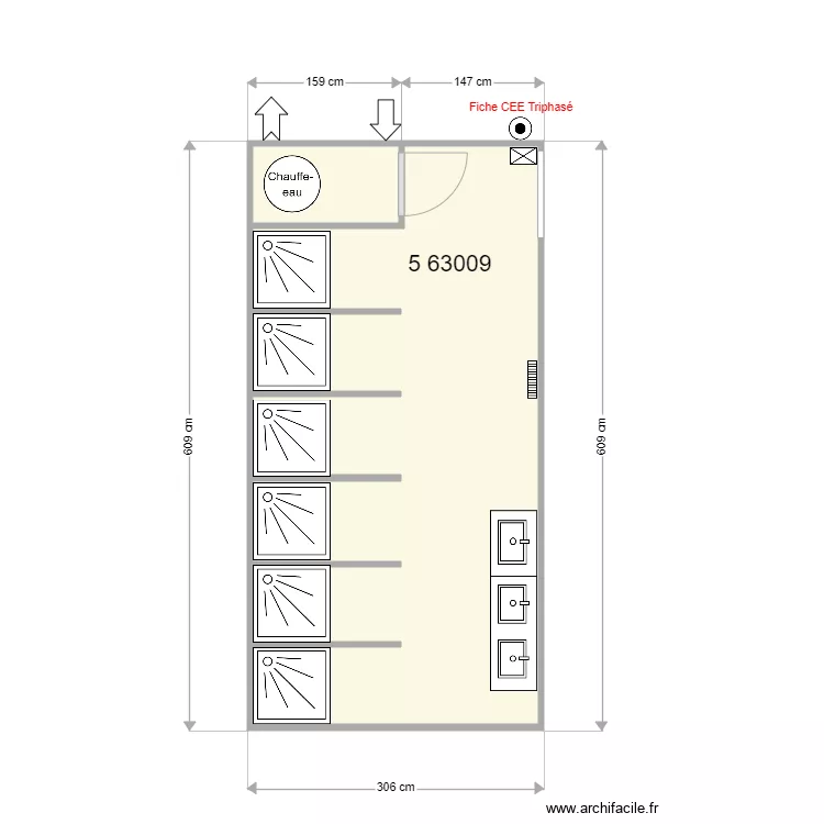 5 63009. Plan de 