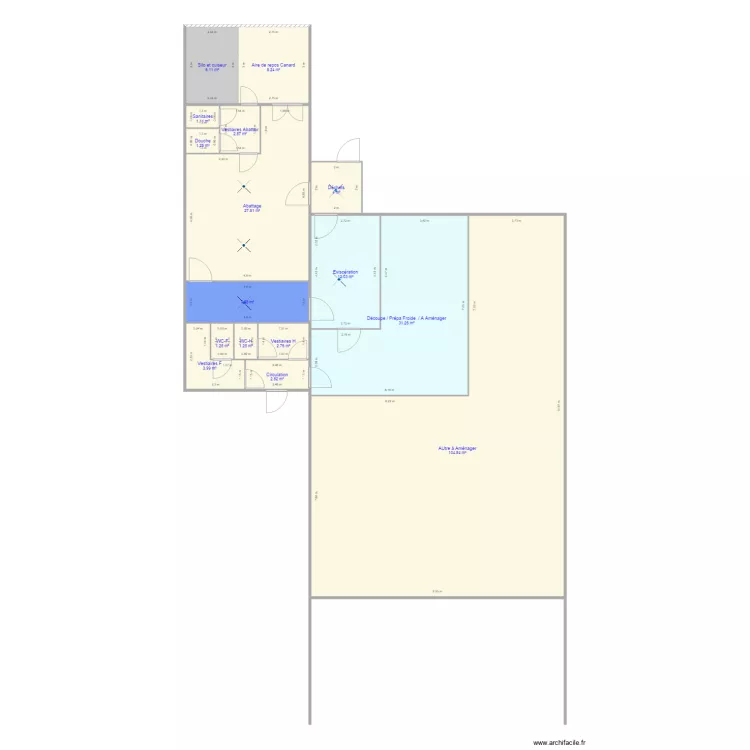 Ferme LAHOURIE 001. Plan de 