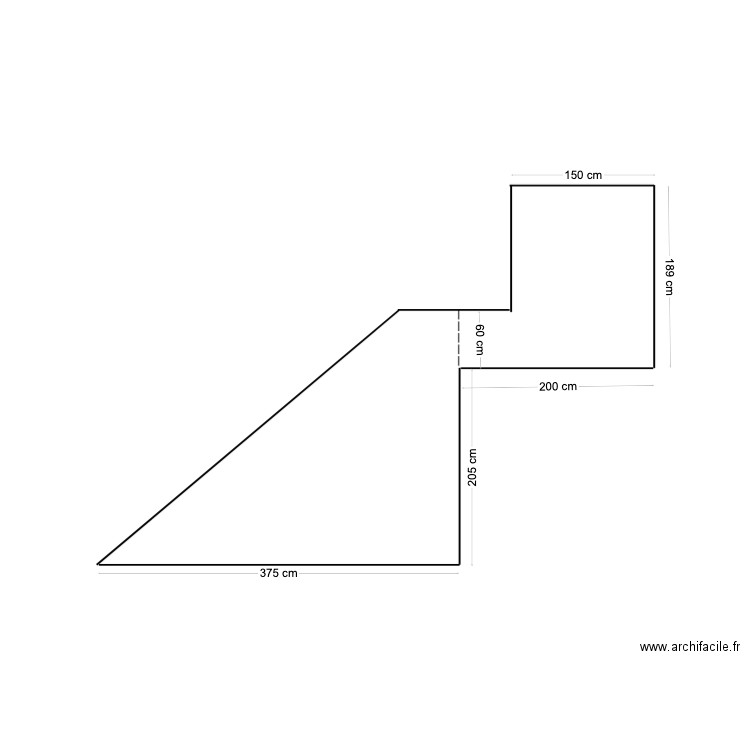 extension terrasse. Plan de 0 pièce et 0 m2