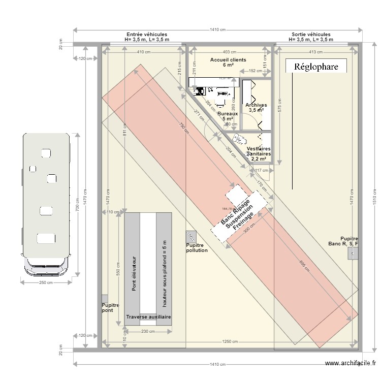 CCT VL T BOZON 3. Plan de 4 pièces et 181 m2