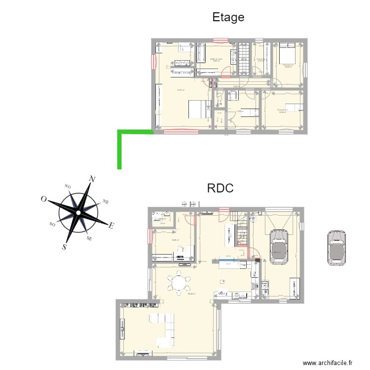 St bernard échelle Projet V4. Plan de 0 pièce et 0 m2