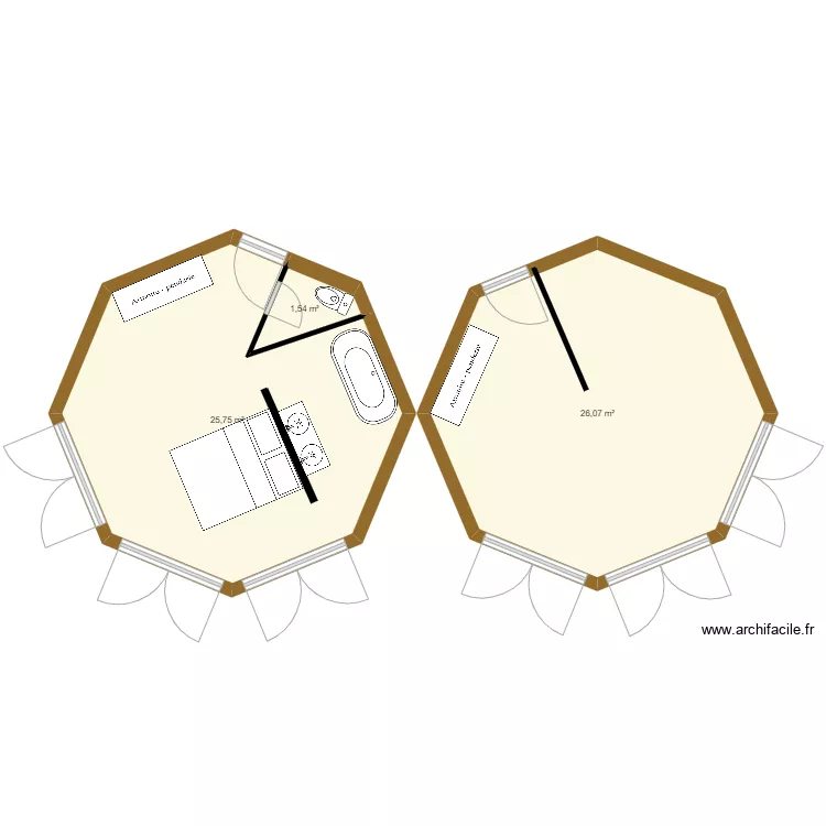 Chambre Jument Pie. Plan de Chambre Jument Pie. Plan de