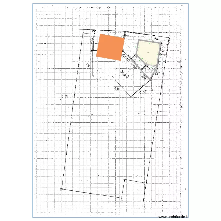 garage sans toit. Plan de garage sans toit. Plan de