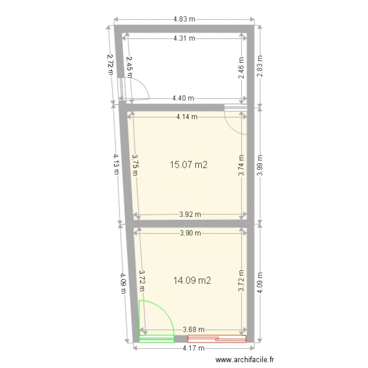 Cuisine Exterieure. Plan de 0 pièce et 0 m2