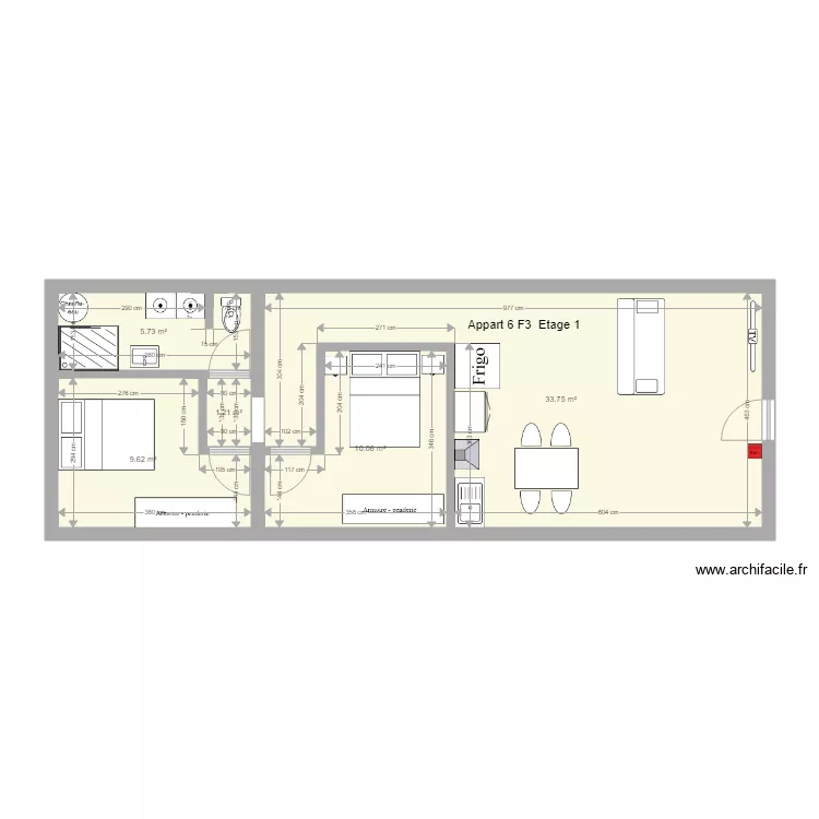 pierre de bresse Le moulin Appart 6 F3 1 Etage. Plan de pierre de bresse Le moulin Appart 6 F3 1 Etage. Plan de