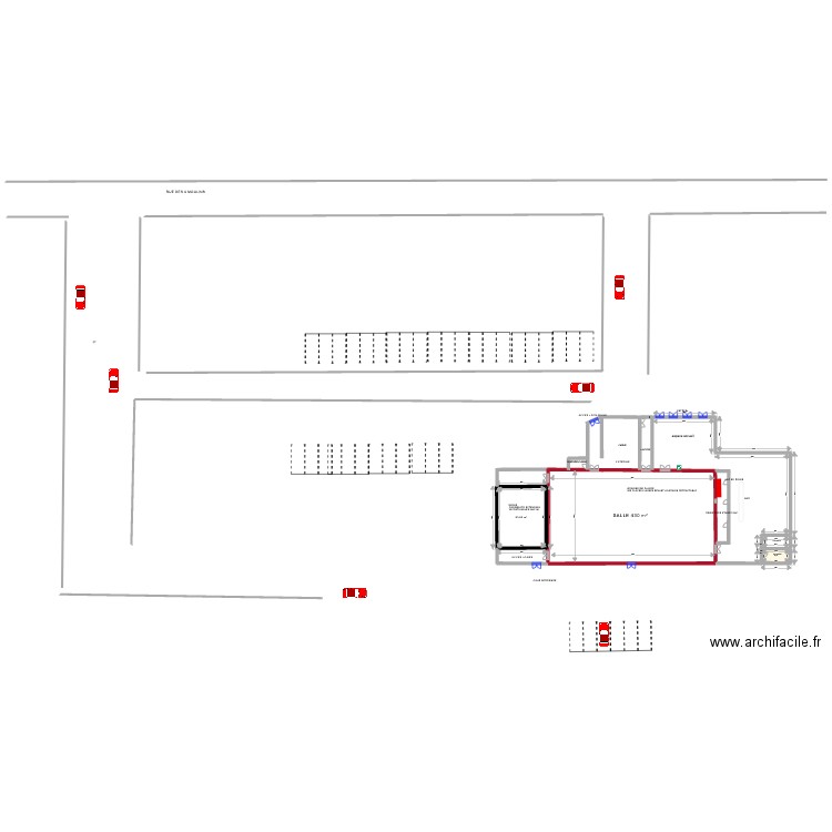 ESPACE CULTUREL DOULLENS 2. Plan de 2 pièces et 94 m2