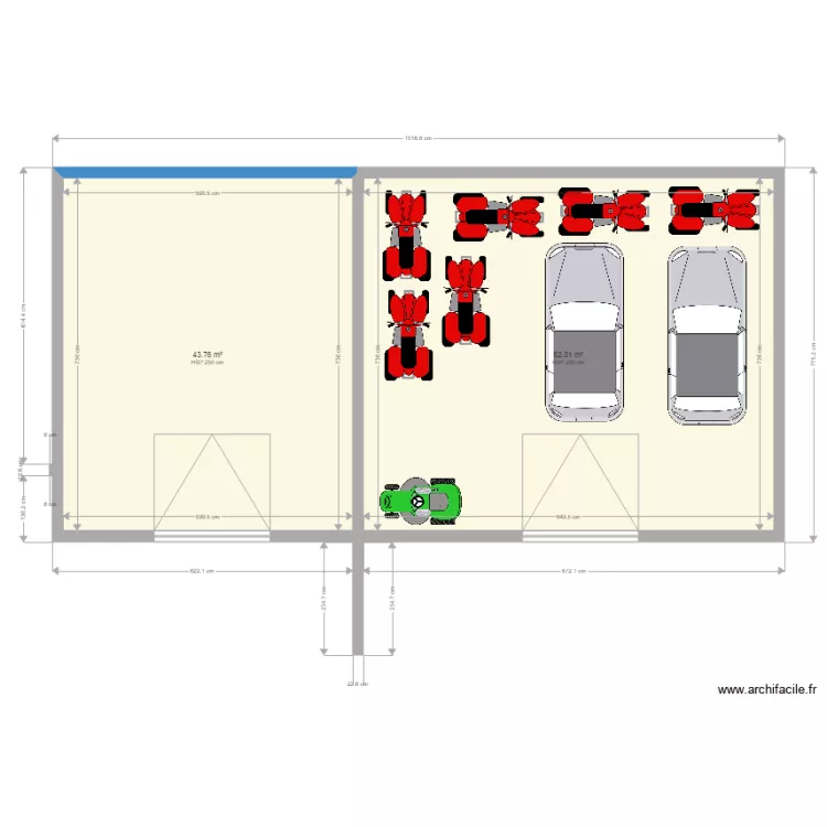 GARAGE 1. Plan de 