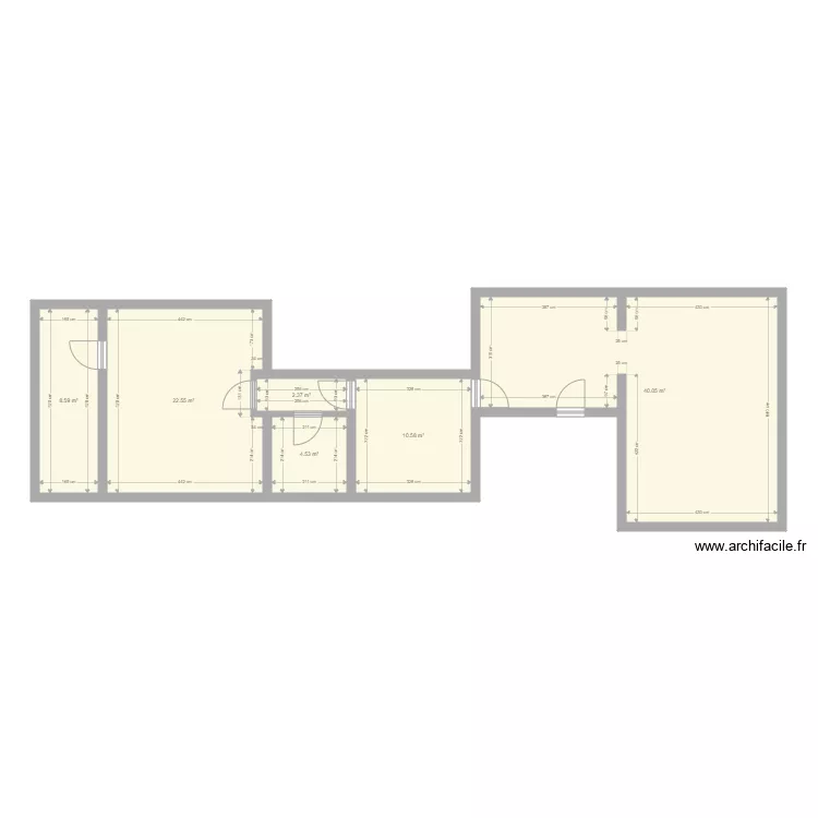 Appart charleroi. Plan de 