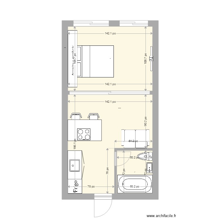 Appartement 16 18 23 25. Plan de 0 pièce et 0 m2