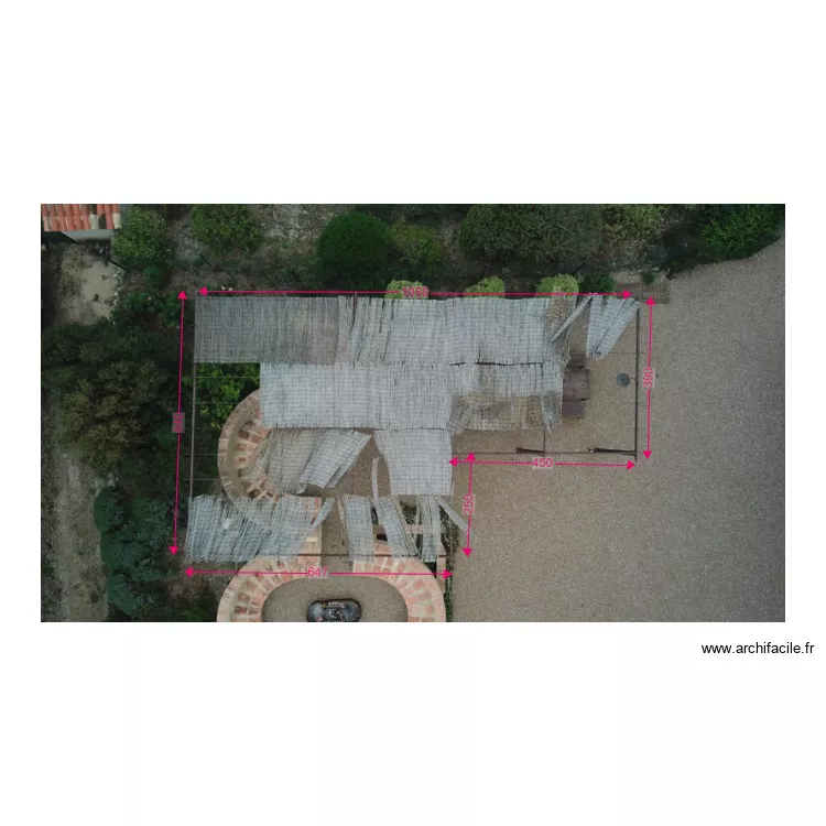 pergola cailhavel cotes. Plan de pergola cailhavel cotes. Plan de