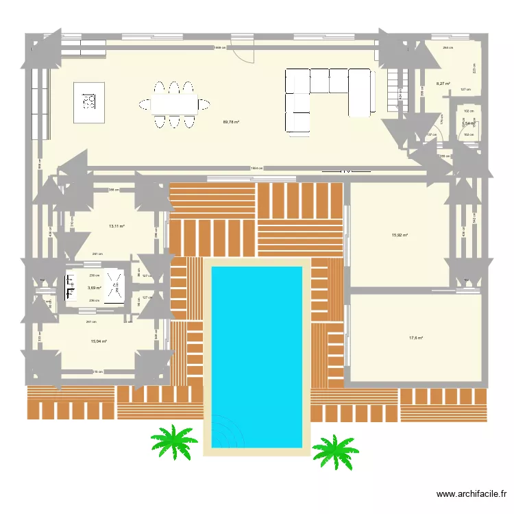 Nouvelle maison . Plan de 