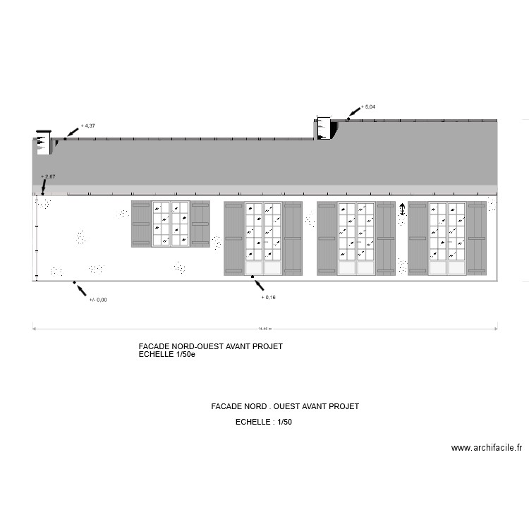 arriere. Plan de 0 pièce et 0 m2